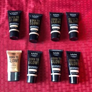 NYX Born to glow naturally radiant foundation $5 each